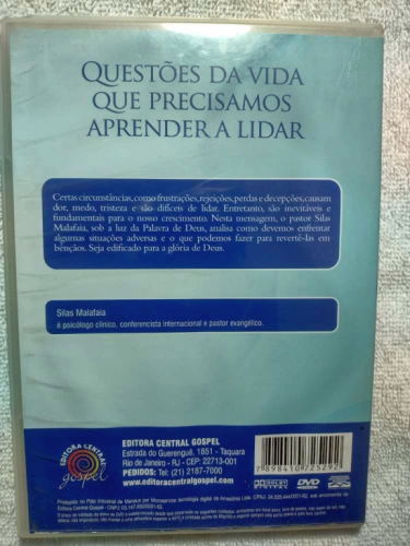 Dvd Pregação Pastor Silas Malafaia: Questões Da Vida que precisamos Aprender a Lidar 784341