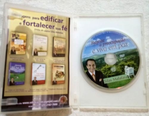 Dvd Pregação Pastor Silas Malafaia: Rejeite a Preocupação e viva em Paz 784289