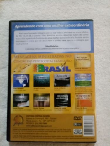 Dvd Pregação Pr. Silas Malafaia: Aprendendo Com Uma Mulher Extraordinária 784327