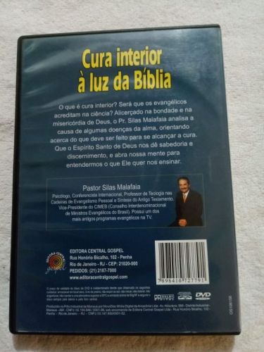Dvd Pregação Pr Silas Malafaia: Cura Interior À Luz Da Bíblia 784324