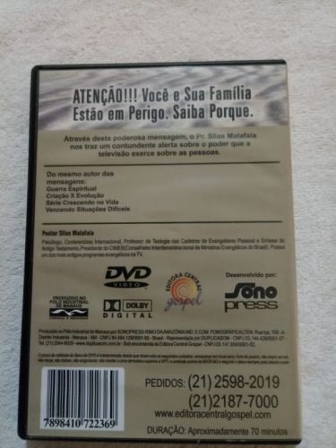 Dvd Pregação Pr. Silas Malafaia: Sua Familia Está Em Perigo  784333