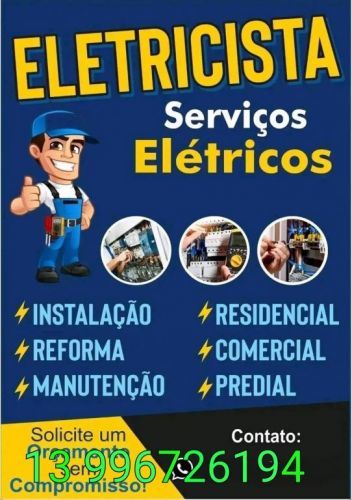 Eletricista 24 horas mongagua 13 996726194 778847