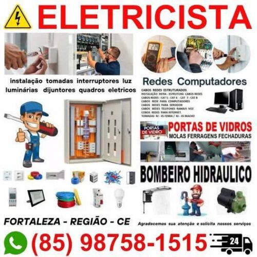 Eletricista  Consertos   24hs  85 98758-1515 745195