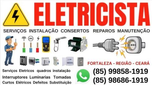 Eletricista Consertos Reparos Manutenção 24 Horas 85 99858-1919 787065 Eletricista Consertos Reparos Manutenção 24 Horas 85 99858-1919 787065