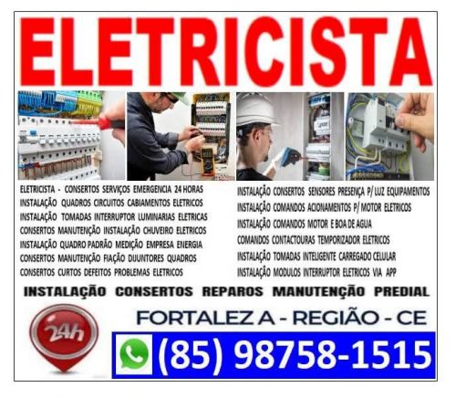 Eletricista  Fortaleza  24hs  85 98758-1515 745192
