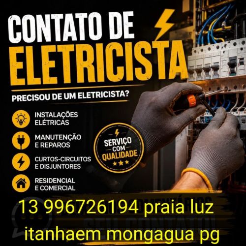 Eletricista itanhaem  whatsapp 785741