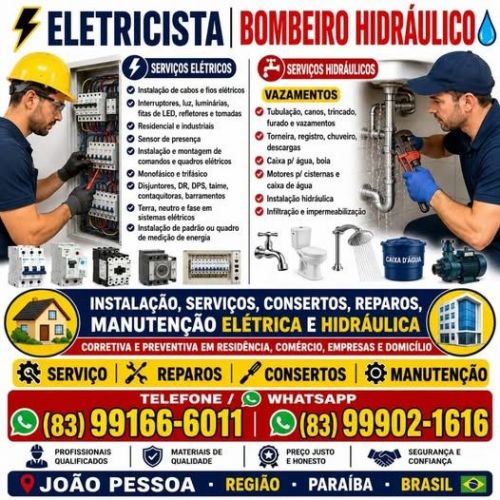 Eletricista  -  João  Pessoa   83 99166-6011  787838
