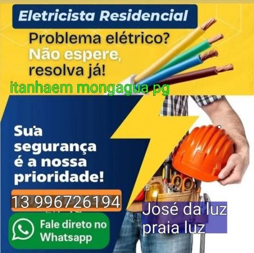Eletricista  leovaldo da luz 13 996726194 781376