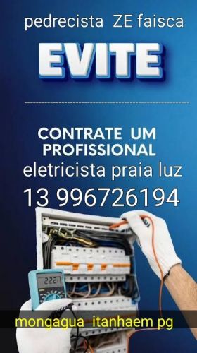 Eletricista plantão itanhaem 13 996726194 780404