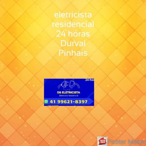 Eletricista residencial 24 horas Pinhais Pr  704929