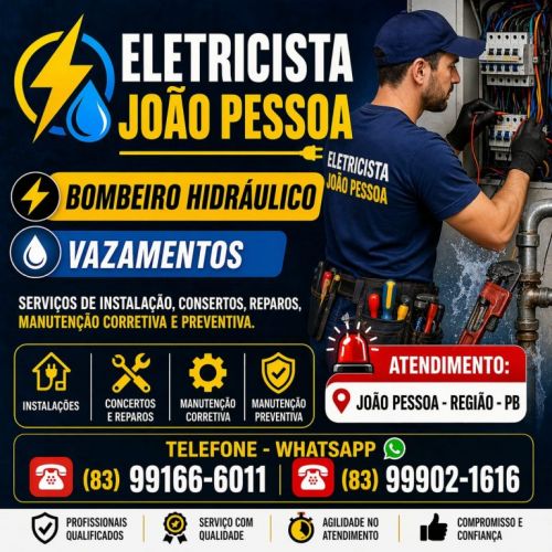 Eletricista   -   Serviços   João  Pessoa  -  83  99166-6011 780489