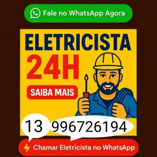 Eletricista  whatsapp 13 996726194 mongagua 781383