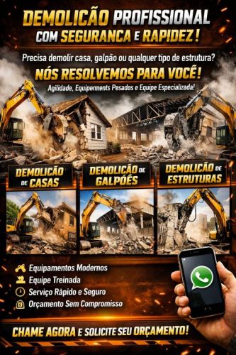 Empresa Especializada Demolidora -demolição Residencial e Comercial  780688