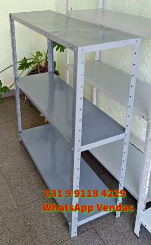 Estante de Aço 1 Metro de Altura - Nova - Frete Gratis para Bh Minas Gerais 758391