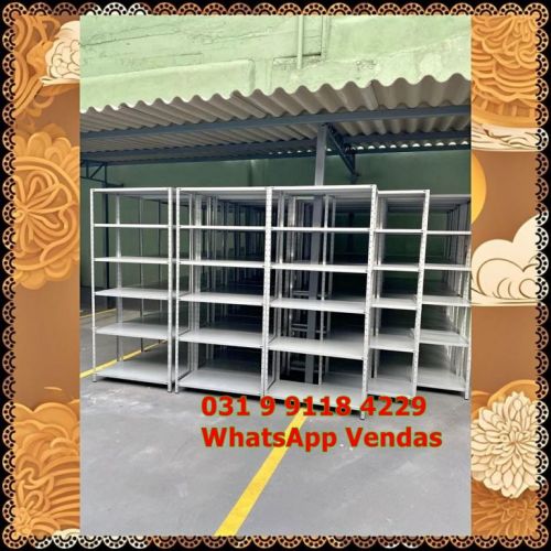 Estante de Aço Grande 40cm com 6 Divisórias - Nova - Entrega Grátis em Bh Minas Gerais 762527