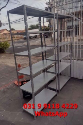 Estante de Aço Grande 40cm com 6 Divisórias - Nova - Entrega Grátis em Bh Minas Gerais 762528