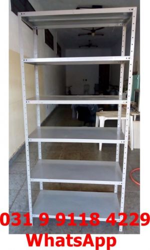 Estante de Aço Grande 40cm com 6 Divisórias - Nova - Entrega Grátis em Bh Minas Gerais 762529