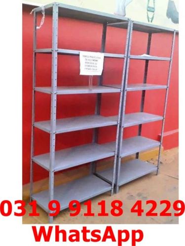 Estante de Aço Grande com 6 Divisórias de 40cm Frete Gratuito para Belo Horizonte Mg Nova 761712
