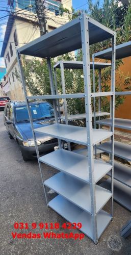 Estante de Aço Grande com 6 Divisórias de 40cm Frete Gratuito para Belo Horizonte Mg Nova 761713