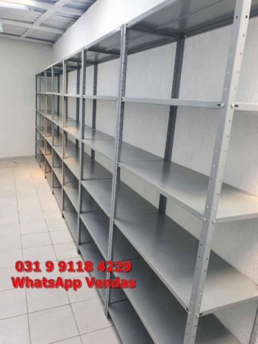Estante de Aço Grande com 6 Divisórias de 40cm Frete Gratuito para Belo Horizonte Mg Nova 761715
