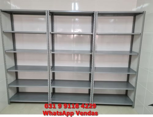 Estante de Aço Grande com 6 Divisórias de 40cm Frete Gratuito para Bh Minas Gerais . Nova 756908