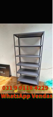 Estante de Aço Prateleira Grande 40cm com 6 Divisórias - Nova - Entrega Grátis em Bh Minas Gerais 764786
