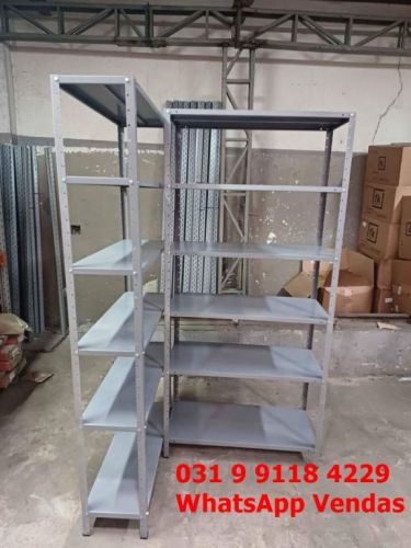 Estante Prateleira para Comércio e Lar Funda 40cm com Reforço Ômega - Entrega Grátis em Bh Mg Nova 756162