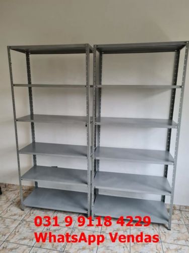 Estante Prateleira para Comércio e Lar Funda 40cm com Reforço Ômega - Entrega Grátis para Bh Minas Gerais 757962