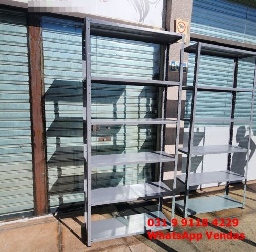 Estante Prateleira para Comércio e Lar Funda 40cm Reforço Ômega Entrega Grátis para Bh Minas Gerais Nova 761700