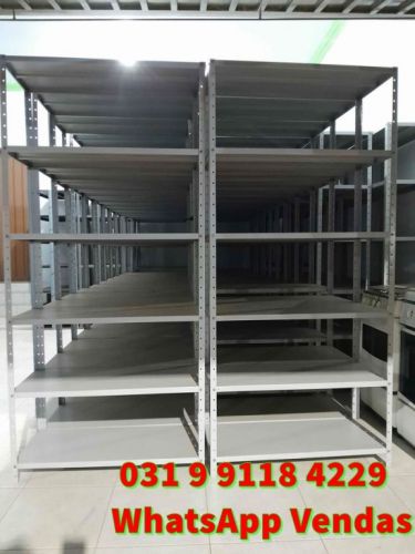 Estante Prateleira para Comércio e Lar Funda 40cm Reforço Ômega Entrega Grátis para Bh Minas Gerais Nova 761701