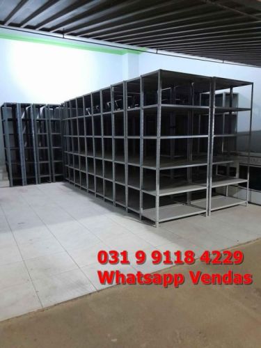 Estante Prateleira para Comércio e Lar Funda 40cm Reforço Ômega Entrega Grátis para Bh Minas Gerais Nova 761706