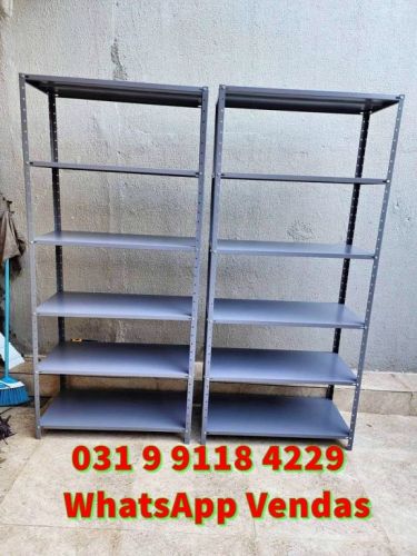 Estantes de aço 40 cm de Profundidade Novas Frete Grátis para Bh 756585