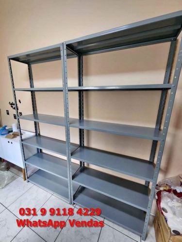 Estantes de aço 40 cm de Profundidade Novas Frete Grátis para Bh 756586