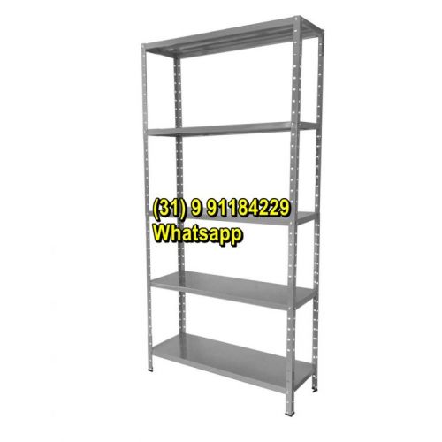 Estantes de aço 5 bandejas Novas Frete Grátis para Bh 758294