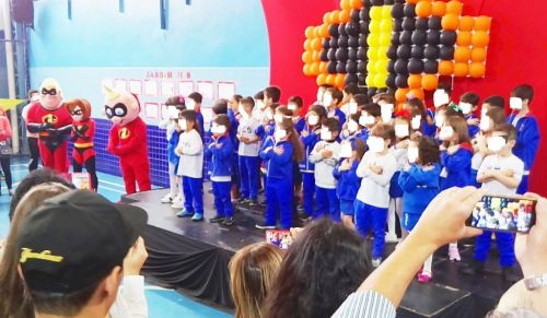 Evento Escola Colégio animação personagens vivos cosplay 576698