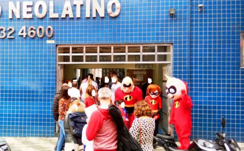 Evento Escola Colégio animação personagens vivos cosplay 576703