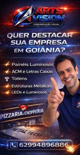 faixadas em goiania  letras caixas   acm  luminosos  leds 775977