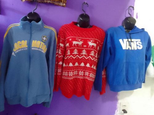 Fardos de blusas de frio moletom jaquetas suéter bleise e mais  752819