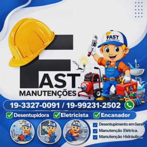 Fast Manutenções em Campinas 19-99231-2502 Desentupidora em Campinas Eletricista em Campinas Encanador em Campinas 777771