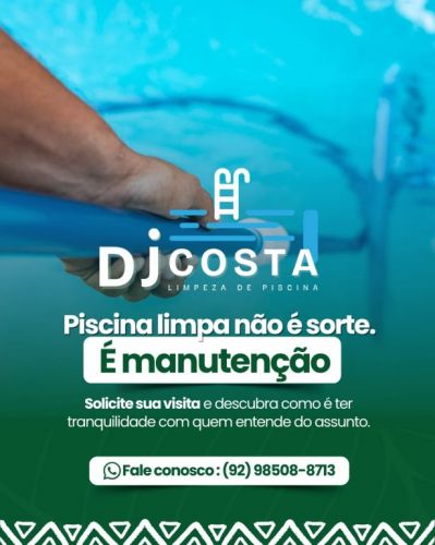 Fazemos limpeza e tratamento da água. Deixamos sua piscina cristalina 781109