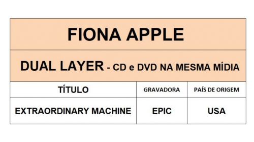 Fiona Apple - Extraordinary Machine - Dual Layer 678052