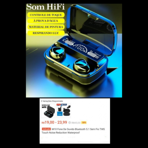 Fone de ouvido Bluetooth 724285