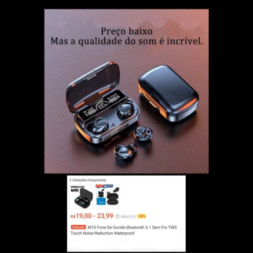 Fone de ouvido Bluetooth 724288