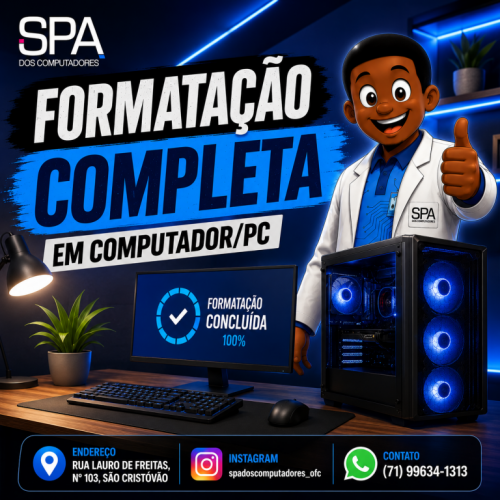 Formatação Completa Em Computador Em Salvador Ba 783912