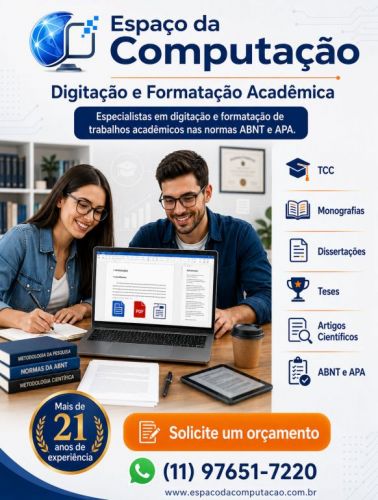 Formatação de Trabalhos Acadêmicos Abnt Apa e Normas da sua Instituição 784878 Formatação de Trabalhos Acadêmicos Abnt Apa e Normas da sua Instituição 784878