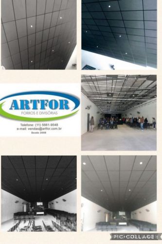 Forro Isopor Pintado Forro Lã Vidro Forro Pvc Forro Mineral e Forro Acústico.  Artfor 779724