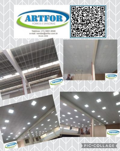 Forros Modulares Forro Isopor Forro Lã Vidro Forro Pvc e Forro Mineral. 779233