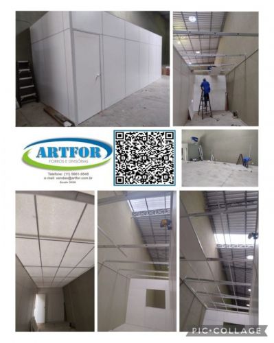 Forros Modulares Forro Isopor Forro Lã Vidro Forro Pvc e Forro Mineral. 779234