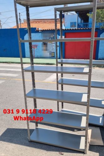 Frete Grátis para Bh Minas Gerais - Estante de Aço - Nova 760213