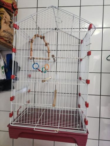Gaiola para calopsitas ou periquitos desmontável 771601